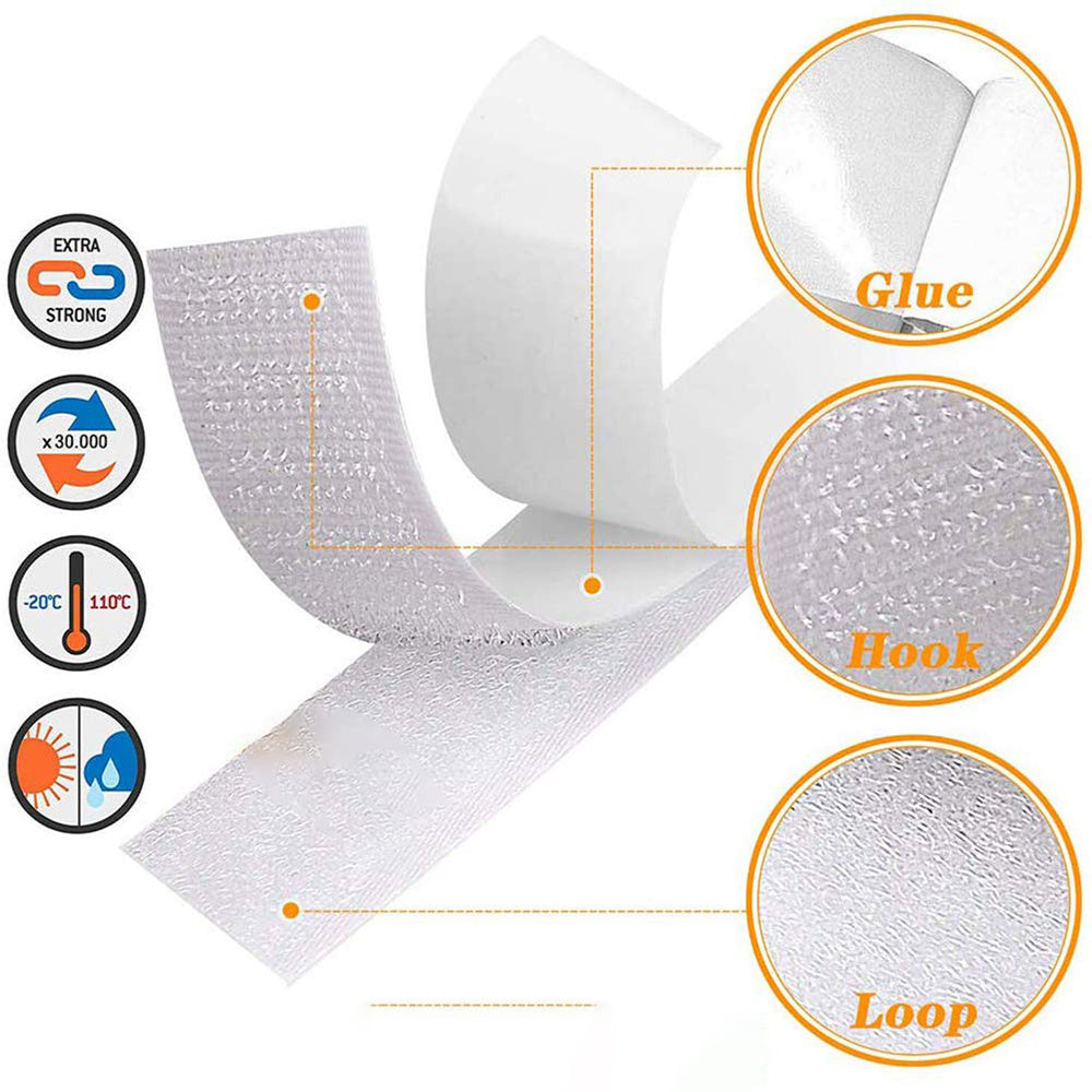 2 Rolls Heavy Duty Self Adhesive Strips 2cmx480cm