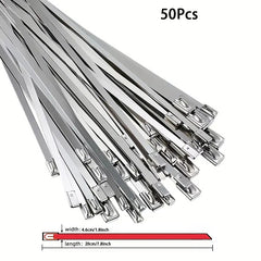 Stainless Steel Zip Ties - Heavy Duty for Exhaust Wrap