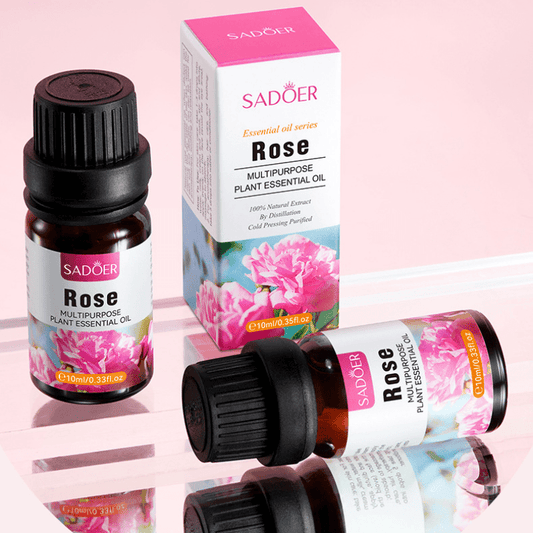 Rose Chamomile Essential Oil for Body Massage Skin Hair Care
