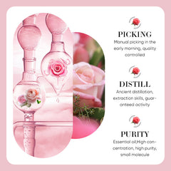 Rose Chamomile Essential Oil for Body Massage Skin Hair Care