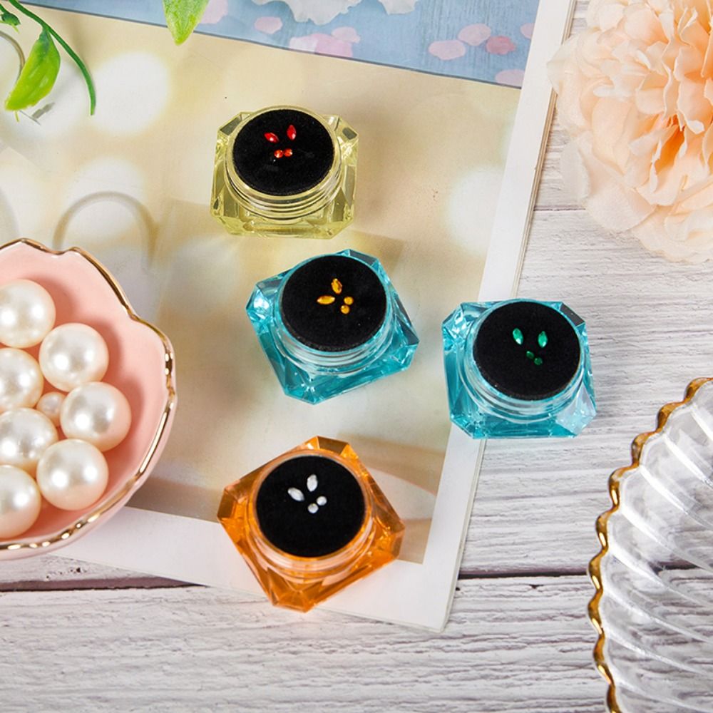 4pcs Sparkling Dental Tooth Gems Various Shapes and Colors for Teeth Jewelry