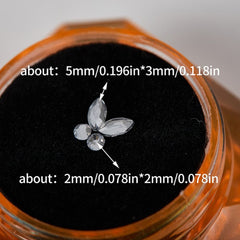 4pcs Sparkling Dental Tooth Gems Various Shapes and Colors for Teeth Jewelry