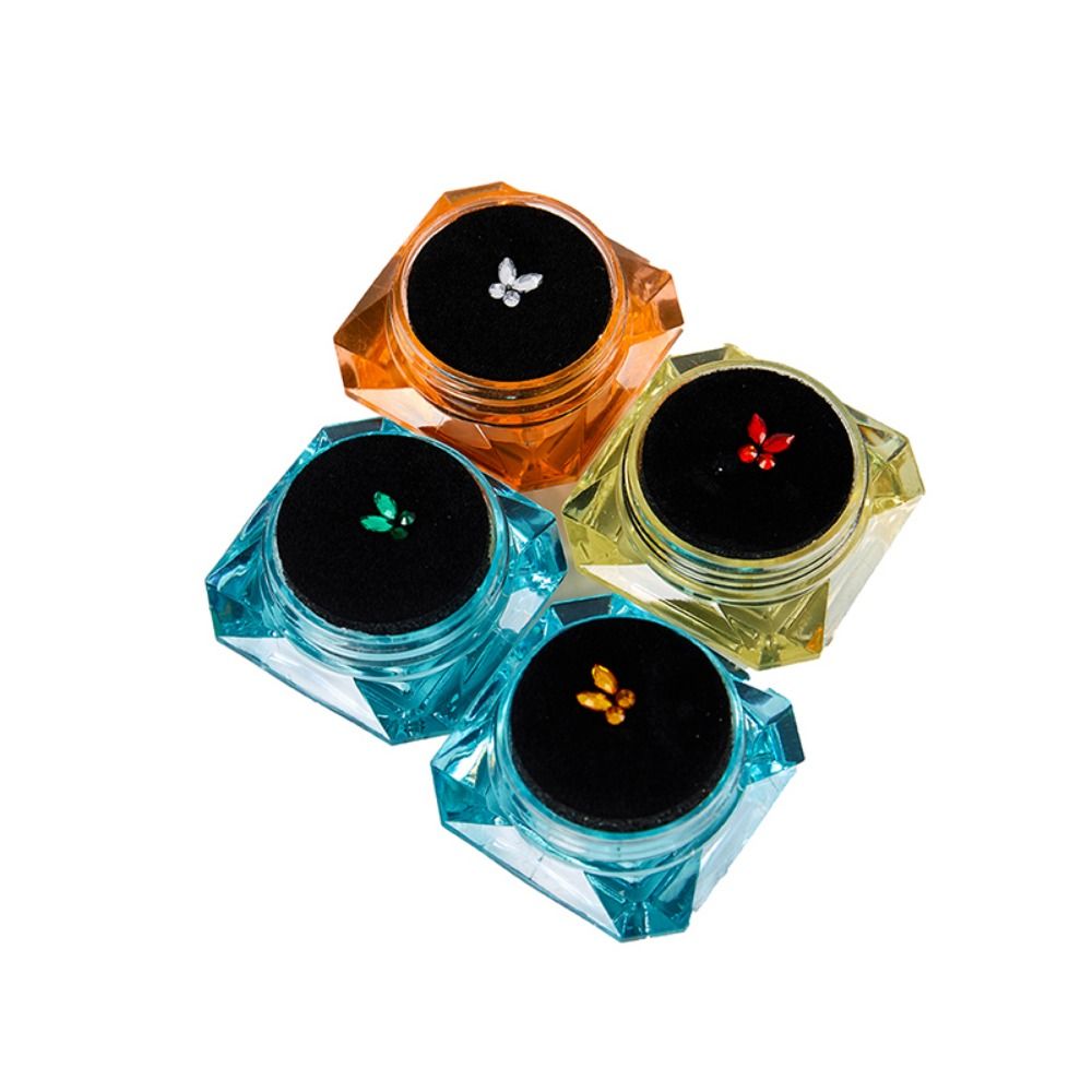 4pcs Sparkling Dental Tooth Gems Various Shapes and Colors for Teeth Jewelry