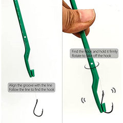 10pcs Fishing Hook Detachers | Easily Remove Hooks | Multicolor Plastic