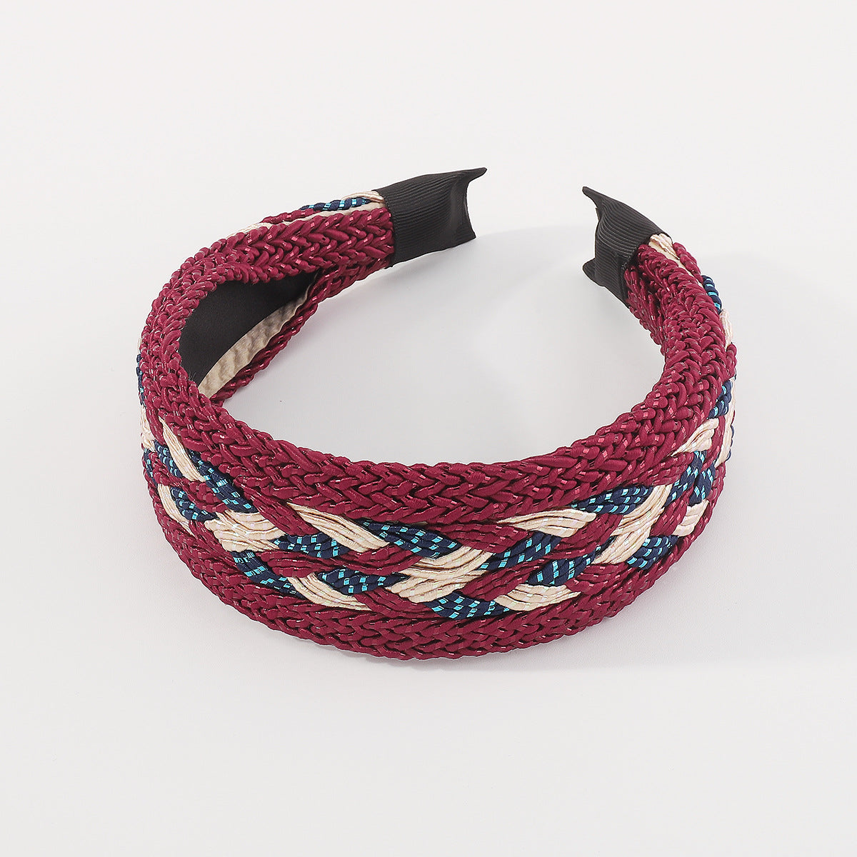 Boho Braided Headband Wide Brim Head Hoop Hair Accessories For Women Girls