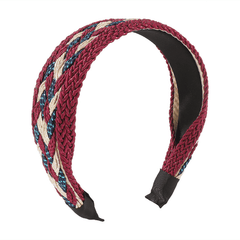 Boho Braided Headband Wide Brim Head Hoop Hair Accessories For Women Girls
