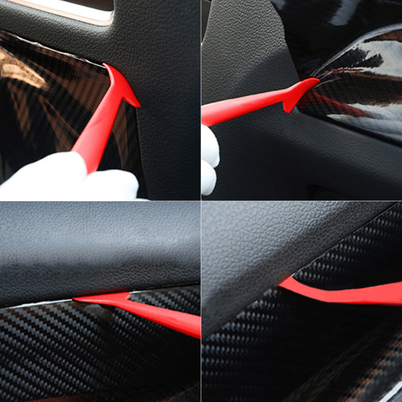 Car Wrap Tools Set Vinyl Wrap Scraper Micro Squeegee Gasket Accessories