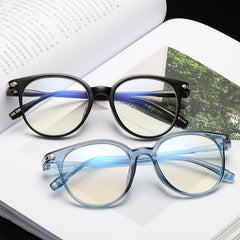 Anti Light Round Computer Glasses for Men