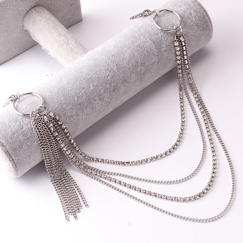 Stainless Steel Pant Chain Hip Hop Punk Keyring Trousers Jeans Metal Chains