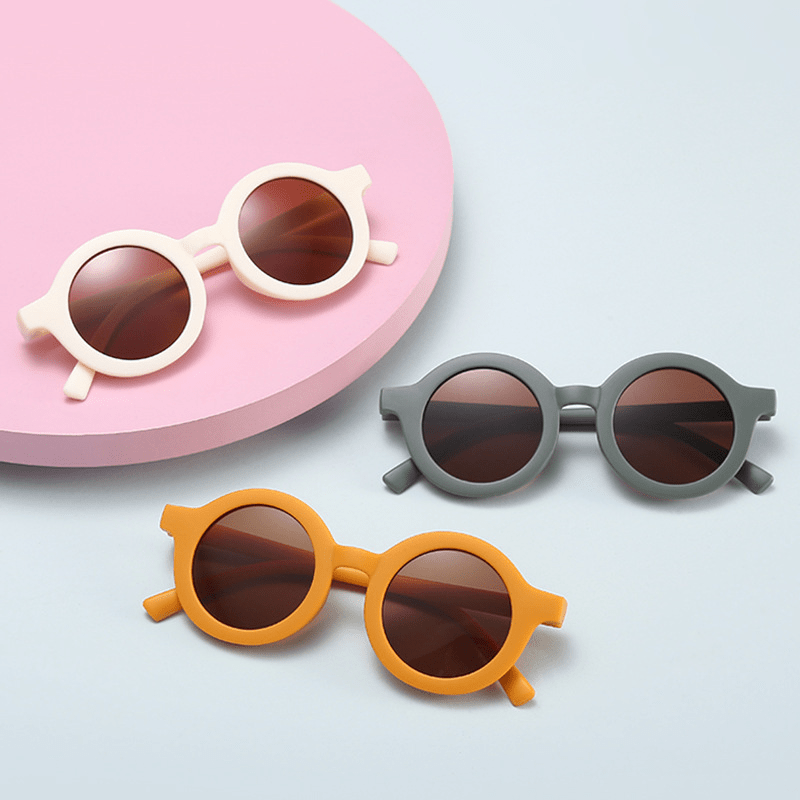 Adorable Round Frame Sunglasses for Kids