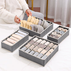 4pcs Closet Organizers for Socks Underwear Bras