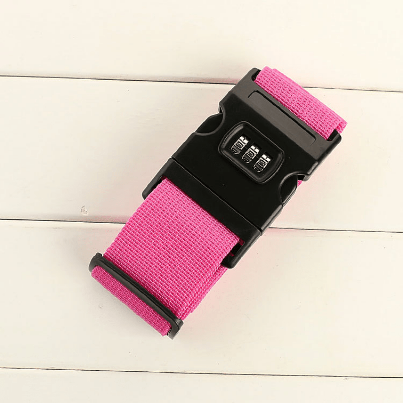 Password Lock Nylon Luggage Belt Strap Travel Accessory