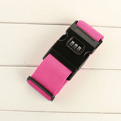 Password Lock Nylon Luggage Belt Strap Travel Accessory