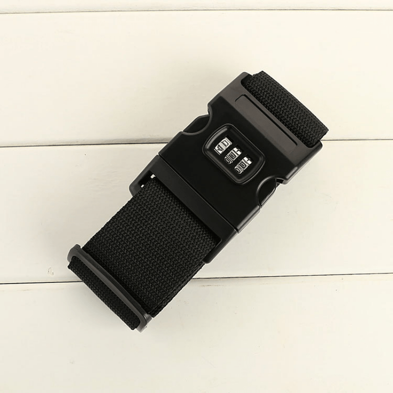 Password Lock Nylon Luggage Belt Strap Travel Accessory