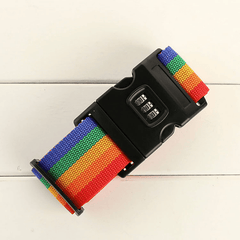 Password Lock Nylon Luggage Belt Strap Travel Accessory