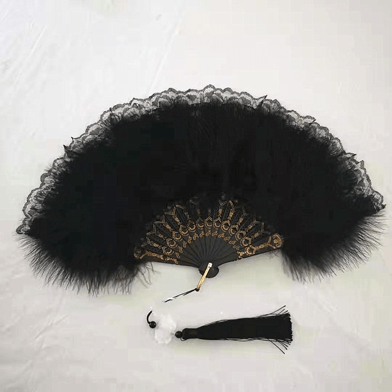 Vintage Folding Fan Stage Performance Fan