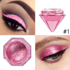 Diamond Pearly Shimmer Eyeshadow Gel for Lasting Glow