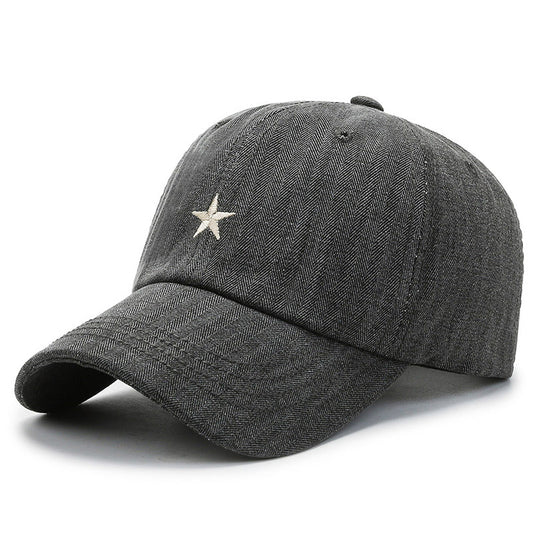 Embroidered Baseball Visor Cap Lightweight Drawstring Retro Hat for Outdoor