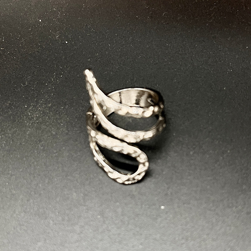 Boho Style Wrap Ring Sterling Silver Jewelry