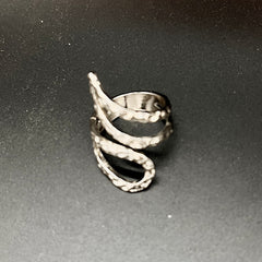 Boho Style Wrap Ring Sterling Silver Jewelry