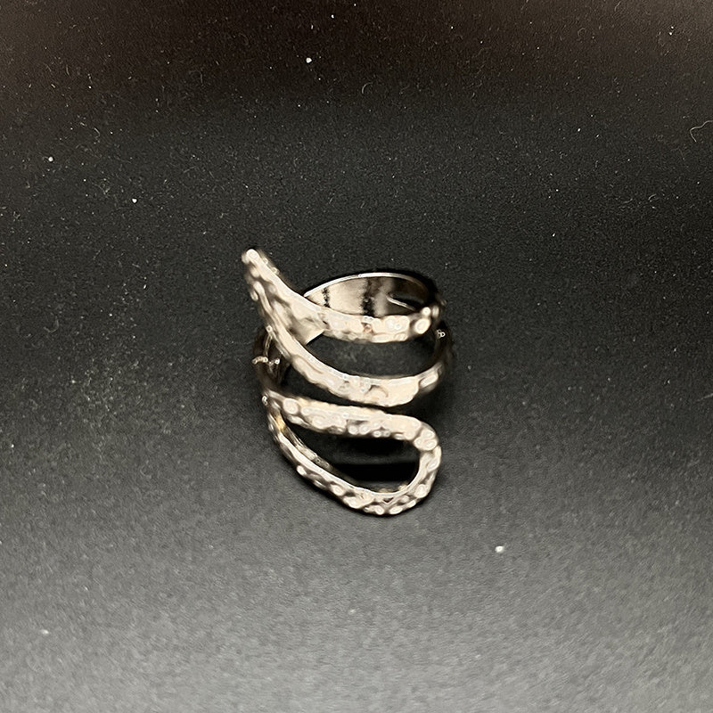 Boho Style Wrap Ring Sterling Silver Jewelry