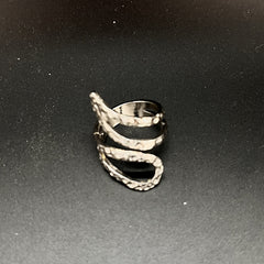 Boho Style Wrap Ring Sterling Silver Jewelry