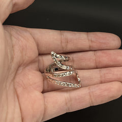 Boho Style Wrap Ring Sterling Silver Jewelry