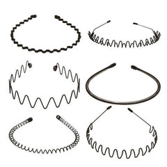 6pcs Mini Hair Hoop Hair Band Invisible Sports Headband Hair Accessories