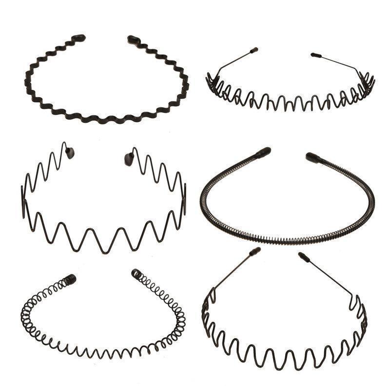 6pcs Mini Hair Hoop Hair Band Invisible Sports Headband Hair Accessories