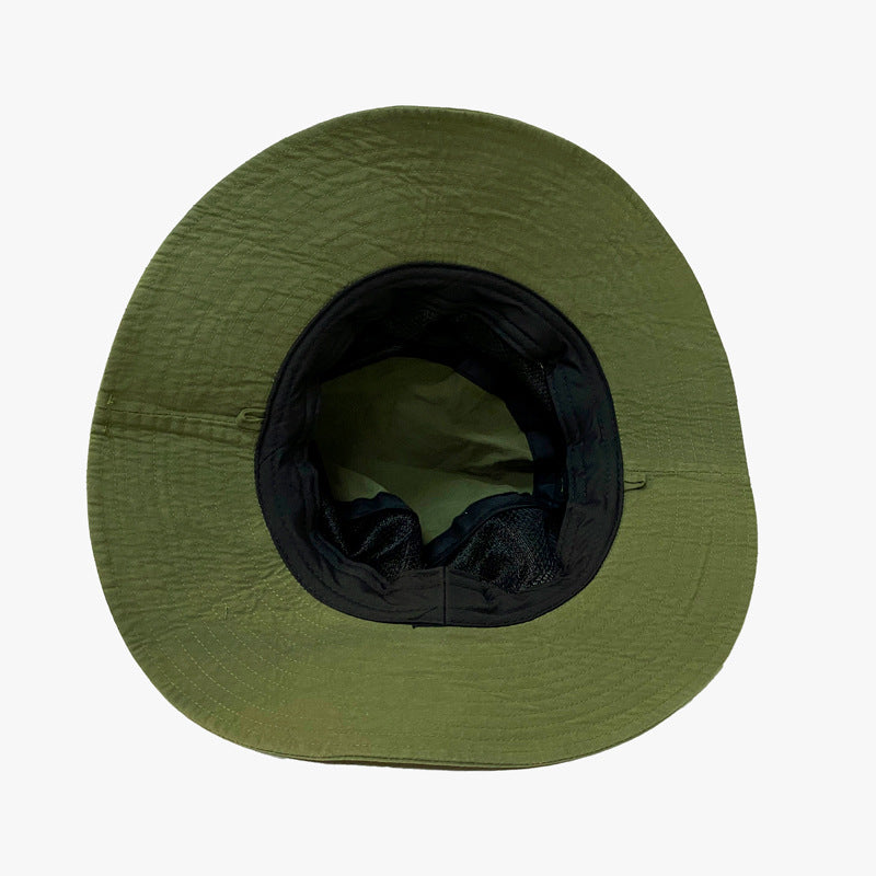 Quick Drying Boonie Hat Solid Mesh Sun Hat For Hiking