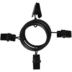 20pcs 40pcs Curtain Rings with Clips Drapery Hangers 3.2cm Interior Diameter