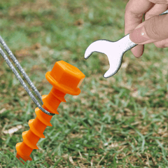 5pcs Threaded Square Nails for Rainproof Canopies & Tents