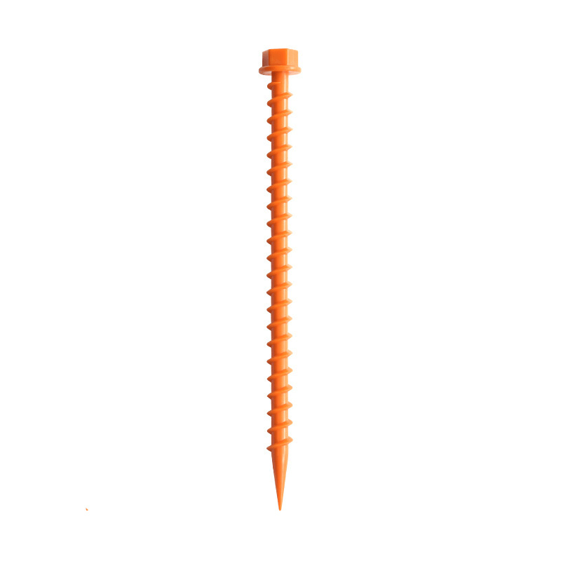 5pcs Threaded Square Nails for Rainproof Canopies & Tents