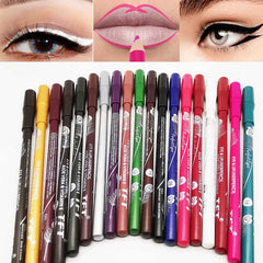 2 in 1 Makeup Pen Lip Liner Eyebrow Pencil Eyeliner Highlighter