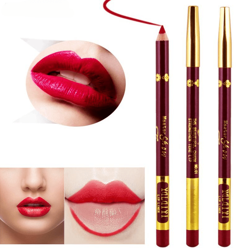 Waterproof Lip Liner & Eyeliner Pencil, Long Lasting Professional Makeup Tool