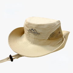 Summer Big Brim Sunshade Sunscreen Hat Grid Breathable Ventilated