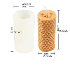Honeycomb Candle Silicone Mold DIY Bee Tree House Aromatherapy Mold