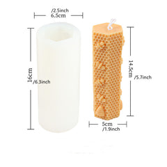 Honeycomb Candle Silicone Mold DIY Bee Tree House Aromatherapy Mold