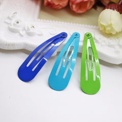 10pcs Candy Hair Clips Snap Clip Non Slip Hair Decoration