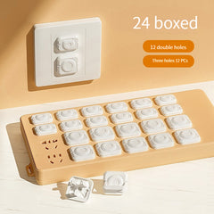 Child Safety Plug Jack Cover 3Socket Protective Power Switch Socket Cover