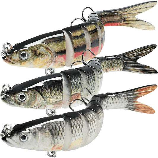 Swimbaits Slow Sinking Bionic Swimming Lures for Freshwater & Saltwater Fishing