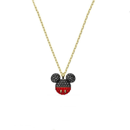 Mouse Pendant Necklace Clavicle Chain Accessories for Girls