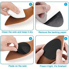 Shoe Bottom Silence & Anti-wear Stickers, Non-slip Pads for Women's High Heels