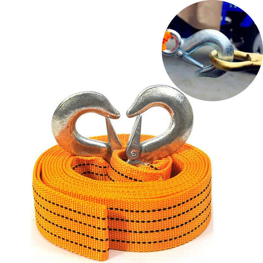 Car Trailer Rope Rescue Rope Eagle Hook Traction Rope 3M-5M Double layer Strong