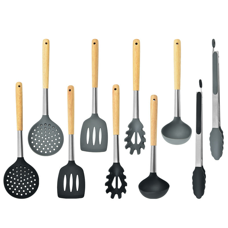 5pcs Silicone Utensil Set Kitchen Utensil Set Non Stick Safe Cooking Tools