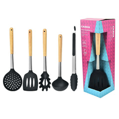 5pcs Silicone Utensil Set Kitchen Utensil Set Non Stick Safe Cooking Tools