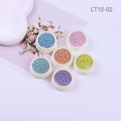 6 Box Nail Caviar Beads 3D Nail Art Decoration Nail Ball Beads