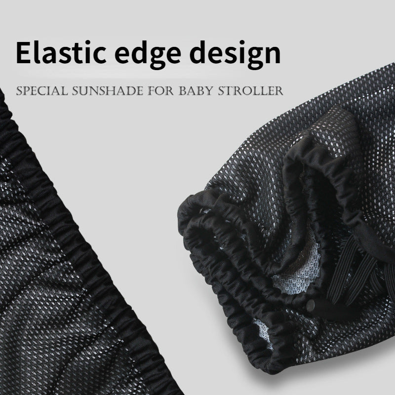 Baby Stroller Sunshade Baby Car Sunscreen Mesh Elastic Edge Universal Style