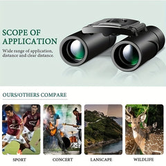 HD 500X25 Binoculars BAK4 Optics for Sports Camping Travel