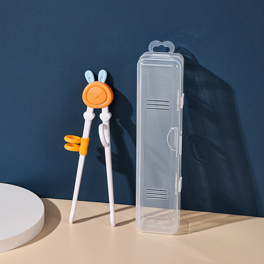 Kids Training Chopsticks Baby Learning Practicing Cartoon Tableware
